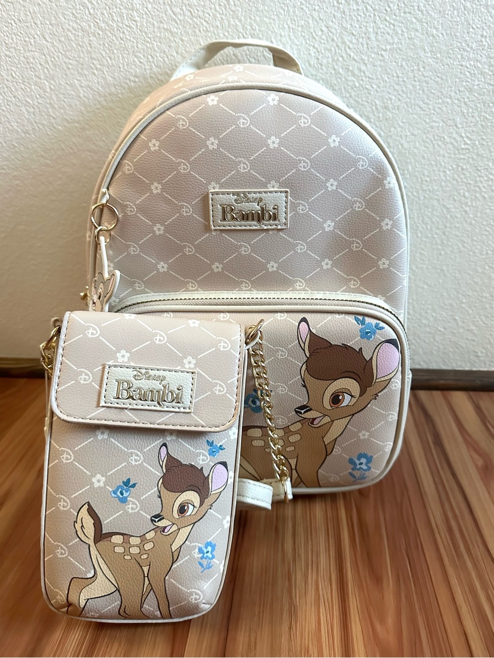 NWT Primark Disney Bambi backpack and crossbody bundle set